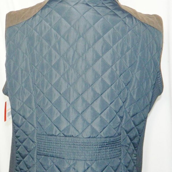 Gallery $108 17123 Women's Night Indigo Quilted Vest Sz 2X NWT! - Picture 5 of 5